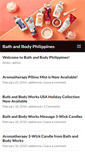 Mobile Screenshot of bathandbodyph.com